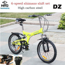 Hito X6 Foldable Bicycle Shimano 7-speed 20/22 inch Folding Bicycle Aluminum Frame Ultra Light 52T