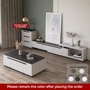 Multifunctional Coffee Table Dining Table Dual-use Lifting Foldable Nordic Marble Coffee Table