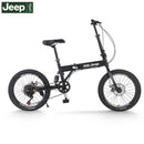 JEEP Foldable Bicycle 16 Inch 20 Inch Folding Bicycle 7 Speed Disc Brake Folding Mountain Bike
