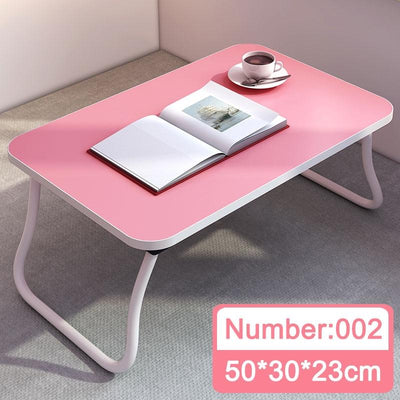 Fanenso Small Table Foldable Table Lifting Folding Bed Movable Table Notebook Computer Table