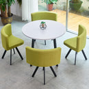 (MUWU) Simple Negotiation Stoic Table and Chair Combination 4 People Leisure Creative Reception Net