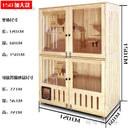 Cat Villa Cat House Pet Villa Four Seasons Universal Solid Wood Nest Closed Luxury Apartment