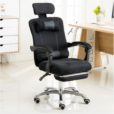 Ergonomic Computer Chair Home Office Chair Reclining Lift Staff Back Swivel Chairs