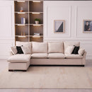 Nordic Fabric Sofa Small-sized Living Room Simple Modern L-shaped Imperial Concubine Three-person