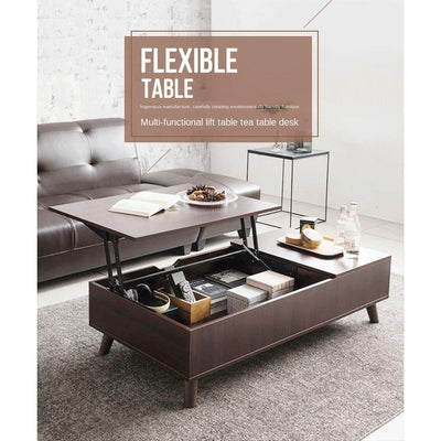 Multi-functional Coffee Table Lifting Dining Coffee Modern Simple Tea Table Small Apartment