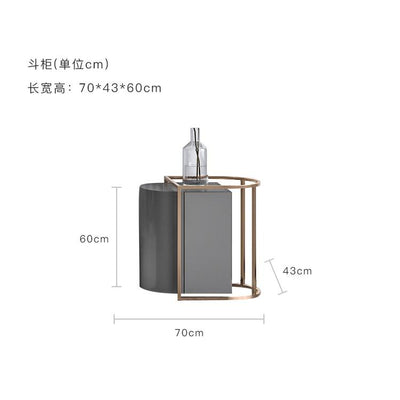 Coffee Table Retractable Rock Board Tv Cabinet Tea Table Combination High Sense Minimalist Living