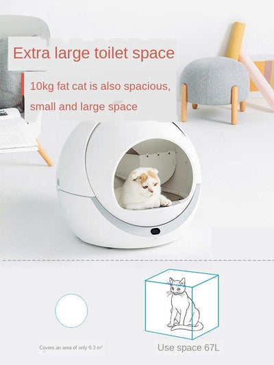 Electric Petree Intelligent Induction Automatic Cleaning Litter Basin Cat Toilet Shovel Deodorant