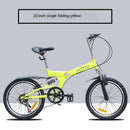 Hito 20 inch variable speed folding bike mountain bicycle shockproof male and female students