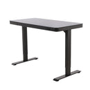 Desiny Glass Standing Desk Electric Height Adjustable Table WIreless Charger Removable Computer