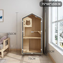 Pet Villa Cage Solid Wood Oversized Luxury Cabinet Nest House Double Layer Three-layer Cat Climbing