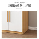 Modern Minimalist Wardrobe Wooden Wardrobe Home Bedroom Sliding Door Cabinet With Top Cabinet 2/3/4