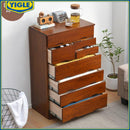 (No Need To Install) Solid Wood Storage Cabinet Modern Simple Chest Of Drawers American Bedroom