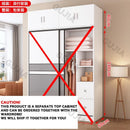 Sliding Door Wardrobe Household Simple Bedroom Wardrobe Modern Rental Room Storage Cabinet-042.sg