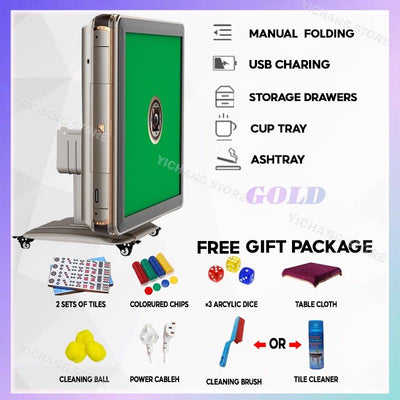 YICHANG (Home Installation) Foldable Automatic Mahjong Table Majiang Electric Folding Mahjong Table