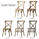 Solid Wood Dining Chair Simple Home Table Chair Fork Rattan Back Table Nordic Dining Room Chair Many