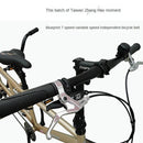 Father and Son Double Bike Folding Couple Tour Two People Riding Parent-child Three-person Bicycle