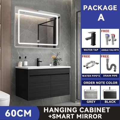 Zcm Bathroom Cabinet Washbasin Cabinet Combination Bathroom Modern Simple Washbasin Washstand Mirror