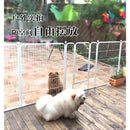 HOOOPET Dog Playpen Pet Fence Rabbit Set Playpen Outdoor Fence Dog Cage Gate Heavy Metal Fence