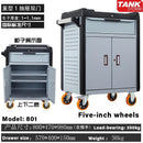 Tool Cart Heavy-duty Mobile Tool Cart Trolley Multifunctional Tool Cabinet Home Workshop Auto Repair