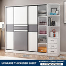 Wardrobe Sliding Door 2/3 Door Sliding Wardrobe Home Bedroom Modern Minimalist Sliding Door Wardrobe