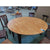 Dining Top Solid Wood Folding Big Round Table Household