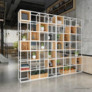 Bookshelf Nordic Iron Floor Living Room Bookcase Simple Multi-layer Storage Display Rack