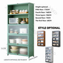 GUJIA Kitchen Cabinet Storage Cabinet Multi-layer Floor Shelf Multifunctional Cupboard Cabinet