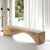 Nordic Creative Simple Log Bench Design Solid Wood Stool for Shoe Change Bench Long Low Stool Home