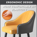 Bar Chair Modern Simple Light Luxury Household Bar Stool Thickened Iron Back Chair Comfortable Soft