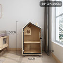 Home Solid Wood Cage Cabinet Villa Apartment Climbing Rack Luxury Large Space Nest Cat House