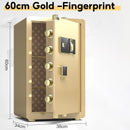 Pl Safe Box Fingerprint Home Password Office Safe Deposit Box Small Anti-theft Alarm Safes Bedside