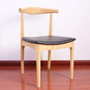 Solid Wood Horn Nordic Household Wooden Stool Backrest Chair Desk Log Dining Table Combination