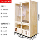 Cat Villa Cat House Pet Villa Four Seasons Universal Solid Wood Nest Closed Luxury Apartment