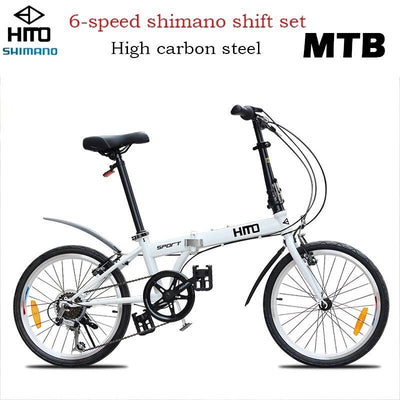 Hito X6 Foldable Bicycle Shimano 7-speed 20/22 inch Folding Bicycle Aluminum Frame Ultra Light 52T