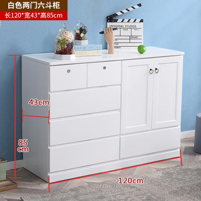 European-style Solid Wood Modern Light Luxury Bedroom Chest of Drawers Simple White Living Room