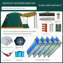 Adventure Camel Outdoor Full-automatic Thickened Rainstorm-proof Camping Aluminum Rod 3-4-person