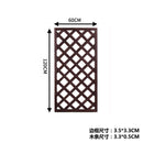 Garden Fence Anticorrosive Wood Fence Outdoor Garden Fence Climbing Flower Rack