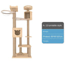 Large Solid Wood Cute Climbing Tower Rack Tree House Integrated Villa Cat Platform Toy