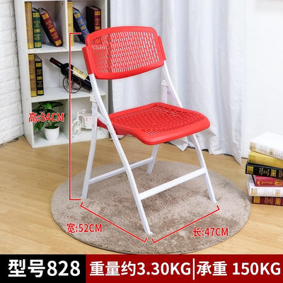 Foldable Chair Family Dining Chair Student Dormitory Armchair Simple Conference Stool Portable