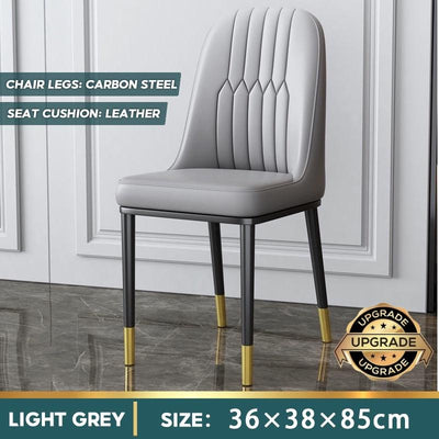 Nordic Flannel Dining Chair Living Room Leisure Chair Home Gold Leg Dining Chair Modern Hotel Chair