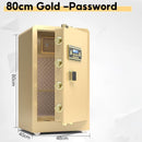 Pl Safe Box Fingerprint Home Password Office Safe Deposit Box Small Anti-theft Alarm Safes Bedside