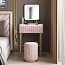 YICHANG Nordic Marble Dressing Table Dresser Bedroom Modern Minimalist Light Luxury Make Up Table