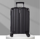 Black Luggage Trolley Bag Lightweight Suitcase 20inch Luggage Trolley Bag With Hanger Luggage Bag