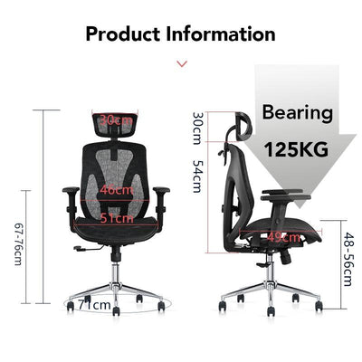 Desiny Office Chair Full Mesh Ergonomic Chair High Back Computer Chair With Clothes Hanger