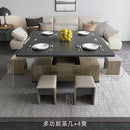 【Free Shipping】Lifting Coffee Table Dining Table Dual-use Small Apartment Living Room Home Modern