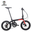 Java Foldable Bike， J-Air X1 18s (Java Aria Mini)- 16" 349 - Carbon Fiber - Ultra Light Only 9.6Kgs