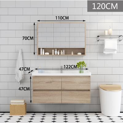 Kohler Solid Wood Wash Basin Mirror Cabinet Combination Water-Proof Hanging Bathroom Cabinet Modern