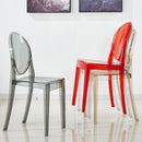 Crystal Transparent Chair pc Devil Ghost Chair simple modern theme restaurant dining chair acrylic