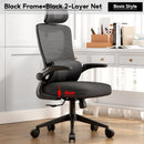 Mesh Office Chair High-back Lifting 160-185cm Thicken Office Chair Latex Ergonomic Comfort Home