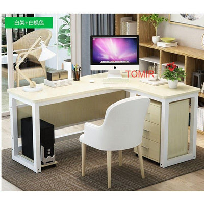 CONSIDER Modern Computer Desk Gaming Corner table Home Study Desk L-shaped Office Desktop Table